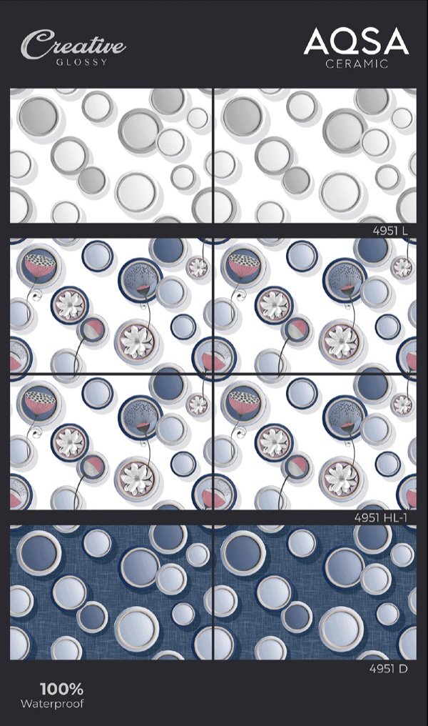 AQSA Ceramic 3D Concept Collection Wall Tiles Catalogue